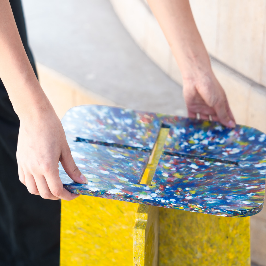 One Colored Base Stool / Table