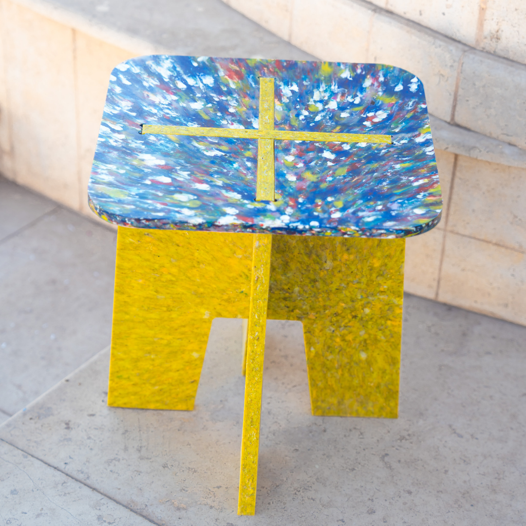 One Colored Base Stool / Table