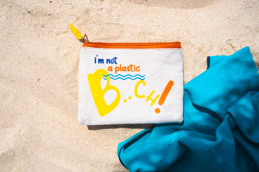 I'm not a plastic b..ch! Small pouch